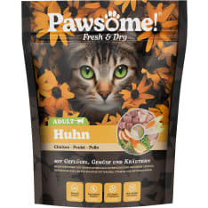 Pawsome Fresh & Dry Adult chicken 750 g cat dry food