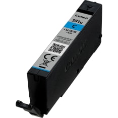 Canon CLI-581XL Cyan mustache pattern
