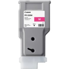 Canon PFI-320 M magenta mustache pattern