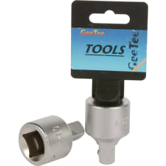 GeeTee 1/4" - 3/8" hylsyadapteri