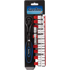 GeeTee 12-osainen 3/8" hylsysarja