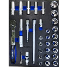 GeeTee 33-piece tool set for tool trolley