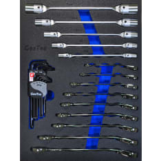 GeeTee 23-piece tool set for tool trolley