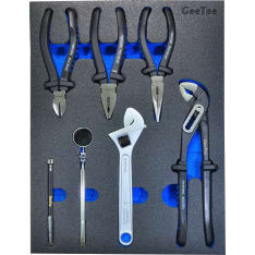 GeeTee 7-piece tool set for tool trolley