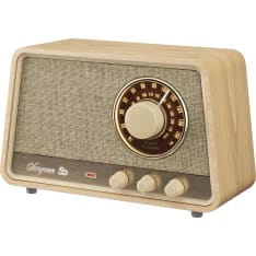Sangean WR-101 Bluetooth light oak desk radio