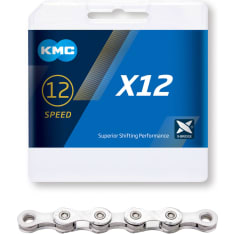 KMC X12 Silver 12-v, 1/2x11/128", 126L pyöränketju