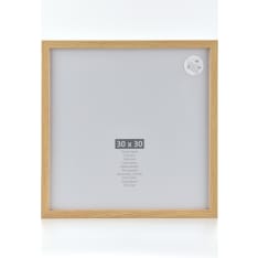 Nina light wood 30x300 plexiglass frame