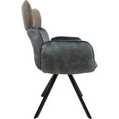 Home4you Eddy chair with armrests 2 pcs