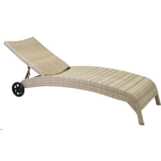 Home4you Wicker Sun Lounger