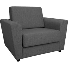 Home4you Vesper dark grey armchair bed
