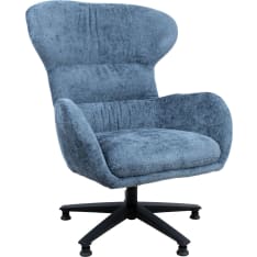 Home4you Karolina blue armchair