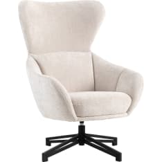 Home4you Lionel white armchair