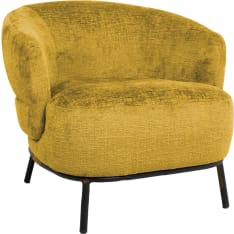 Home4you Gemala yellow armchair