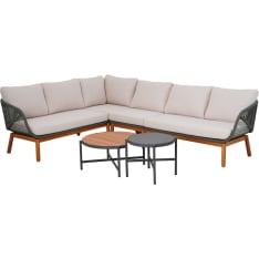 Home4you Tuxedo corner sofa set