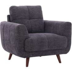 Home4you Steve dark grey armchair