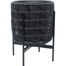 Home4you Wicker 38x38x49cm flower pot with stand
