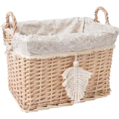 Home4you Willi Tassel storage basket 2 pcs