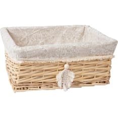 Home4you Willi Tassel storage basket 2 pcs