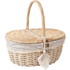 Home4you Willi Stripe picnic basket
