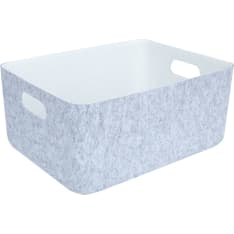 Home4you Lido Felt storage basket 2 pcs