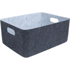 Home4you Lido Felt storage basket 2 pcs