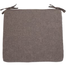 Home4you Simple Brown 38x43x2.5cm seat cushion 2 pcs