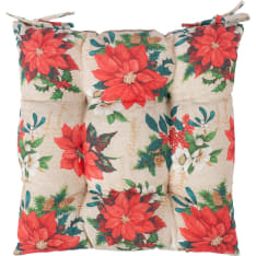 Home4you Winter Flowers istuintyyny 2 kpl
