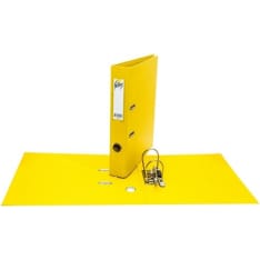 Plastic folder A4 40mm yellow