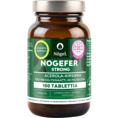 NOGEFER strong, Acerola cherry, 60 mg, 100 tablets