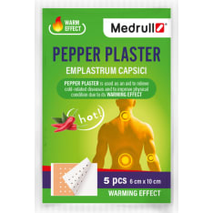 Medrull Pepper Plaster 6x10 cm 5 kpl pippurilaastari