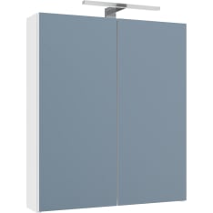 Stocksund Bianco 60 cm peilikaappi LED-valaisimella ja tuplapistorasialla