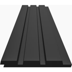 Stocksund 12x122x2600 mm black rim panel