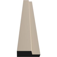 Stocksund 12x44x2600 mm greige rim panel male header