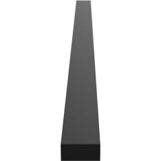 Stocksund 12x30x2600 mm black rim panel straight header