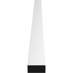 Stocksund 12x30x2600 mm white rim panel straight header