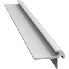 Stocksund 61 cm white composite panel exterior cornice