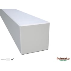 Palmako 90 x 90 x 1000 mm white glued timber post