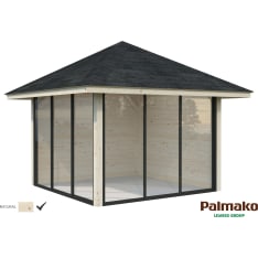 Palmako Bianca 8.3 m2 Set201 summer room with sliding doors