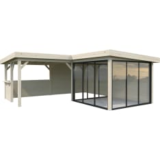 Palmako Lenna 24,9 m2 Set 710 Slide Plus summer room
