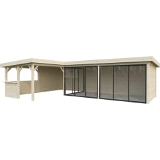 Palmako Lenna 33,2 m2 Set 720 Slide Plus summerhouse
