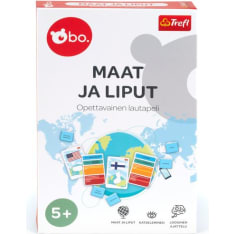 bo. Opettavainen lautapeli - Maat ja Liput