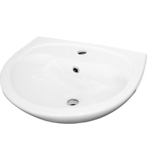 Aqualine 45 cm white sink