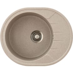 Aqualine X-Granit 620 x 500 mm sand-colored kitchen sink