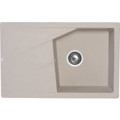Aqualine X-Granit K 780 x 500 mm sand-colored kitchen sink