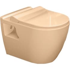 Turavit Rondo matte beige wall-mounted toilet