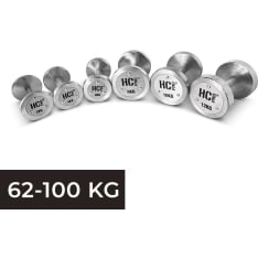 HC PRO Galvanised Dumbbell Set 62-100 kg