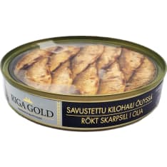 Riga Gold 120 g savustettu kilohaili öljyssä