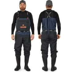 Norfin Pilot Bootfoot kahluuhousut saappailla
