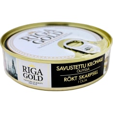 Riga Gold 160/112 g savustettu kilohaili öljyssä