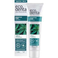 Ecodenta Sensitive hammastahna with CBD and Probiotics